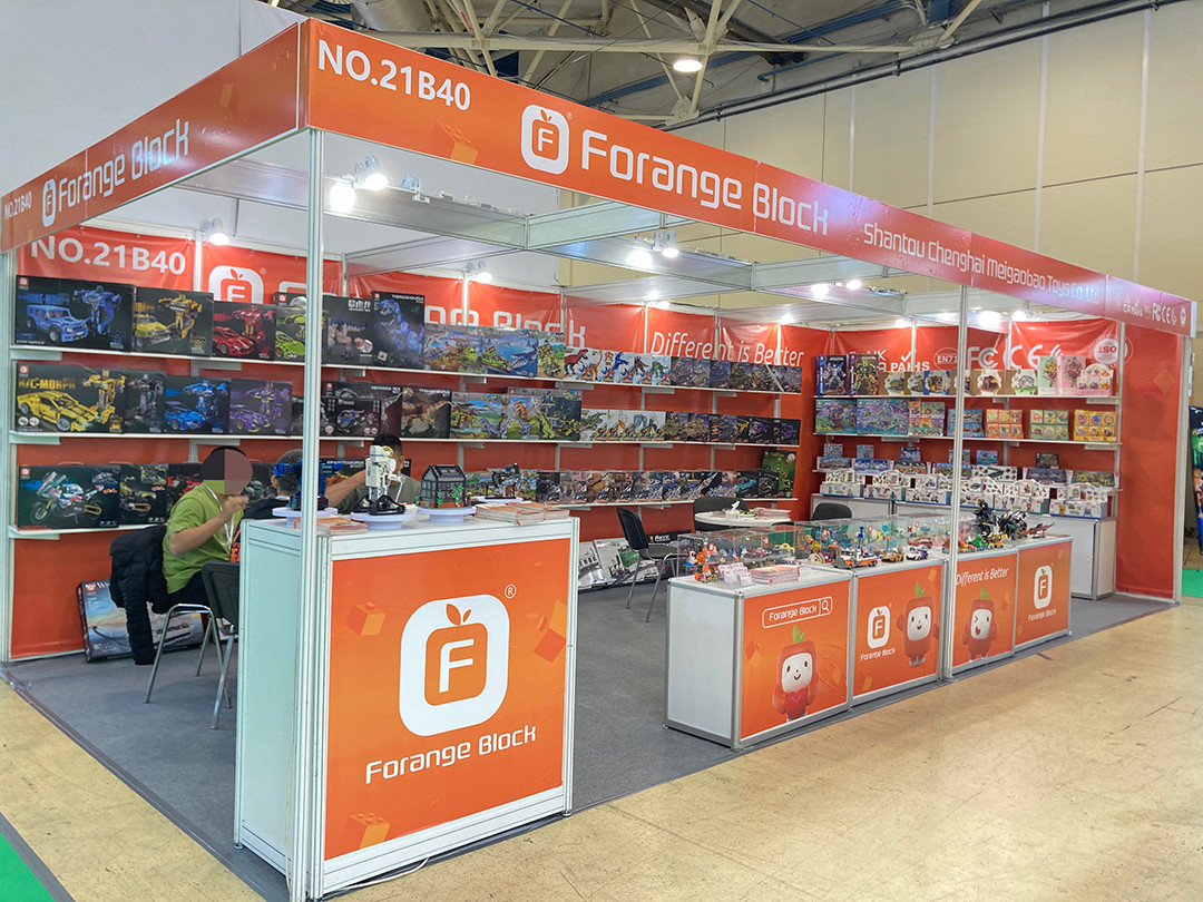Forange Block presented at the MirDetstva2023 and the 50th Hong Kong Toys & Games Fair